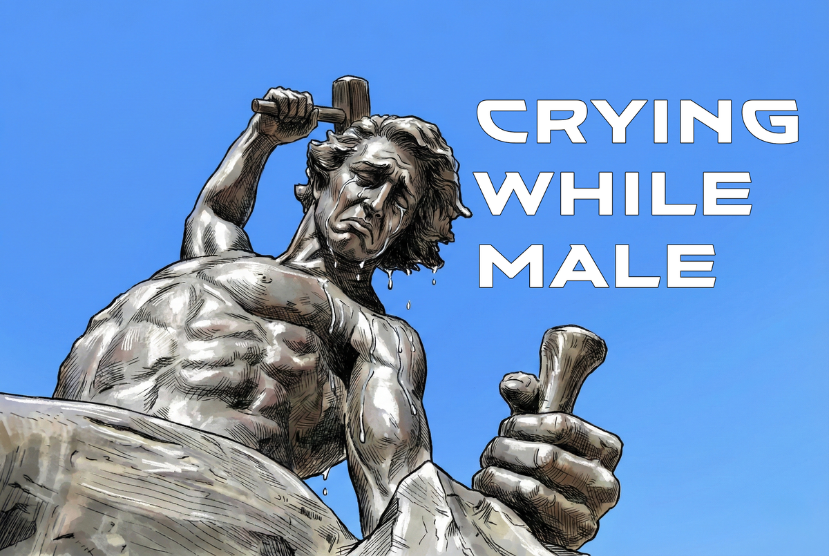 Crying While Male