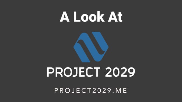 A look at Project2029.me